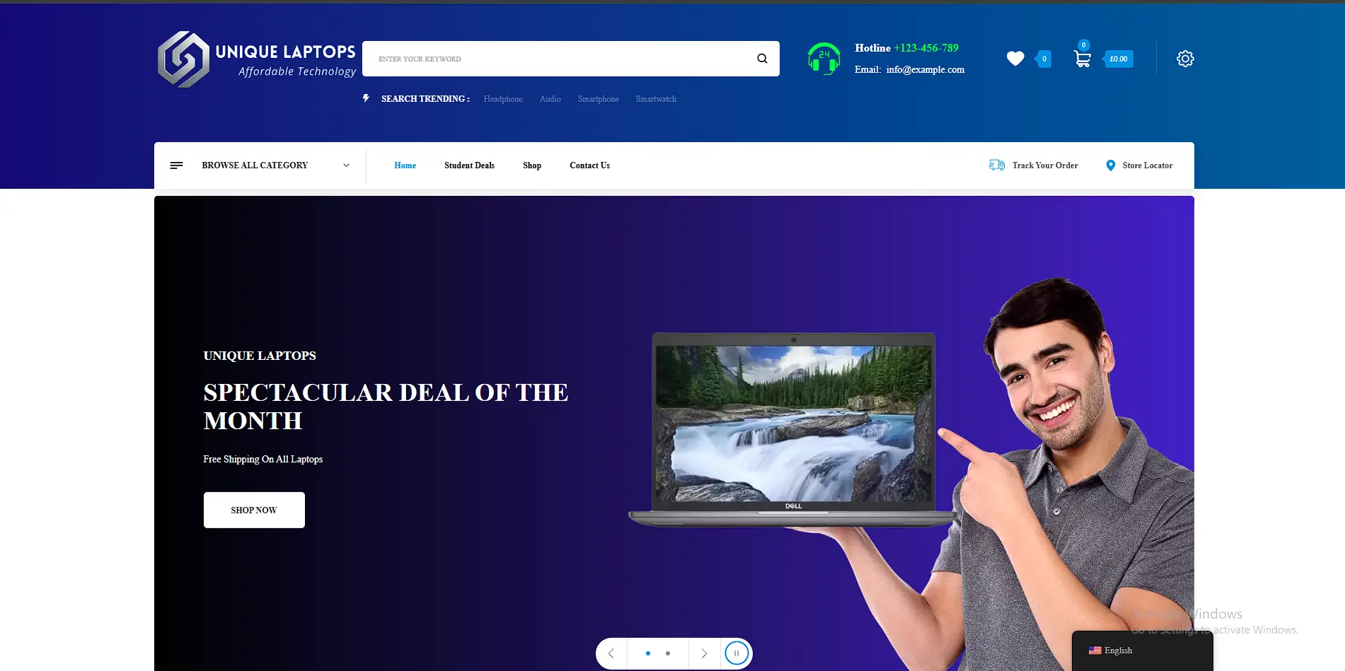 UniqueLaptops.com – Laptop E-Commerce Platform